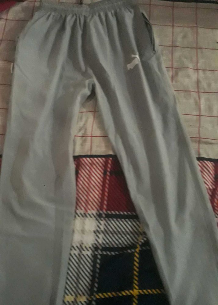 Used Puma Gray Sweatpants In Good Condition