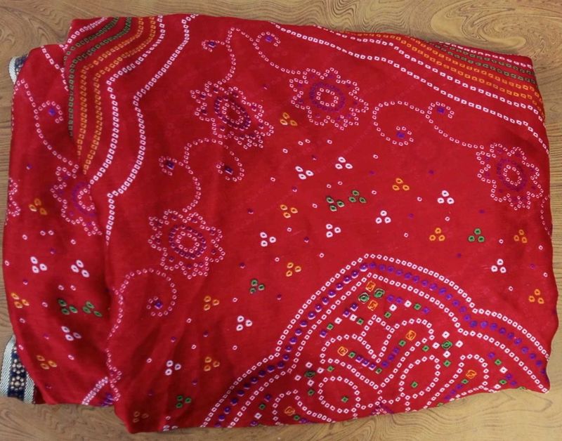 Bandhani Saree With Readymade Blouse❤️