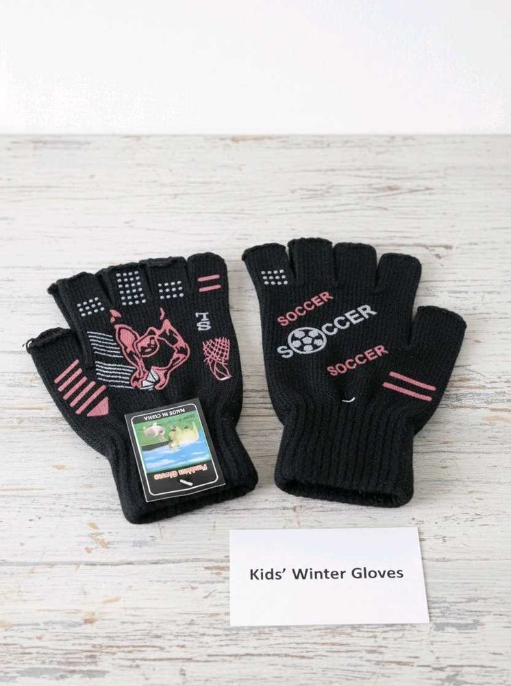 Kids Winter Gloves 2 Pecies Under 10 Yea