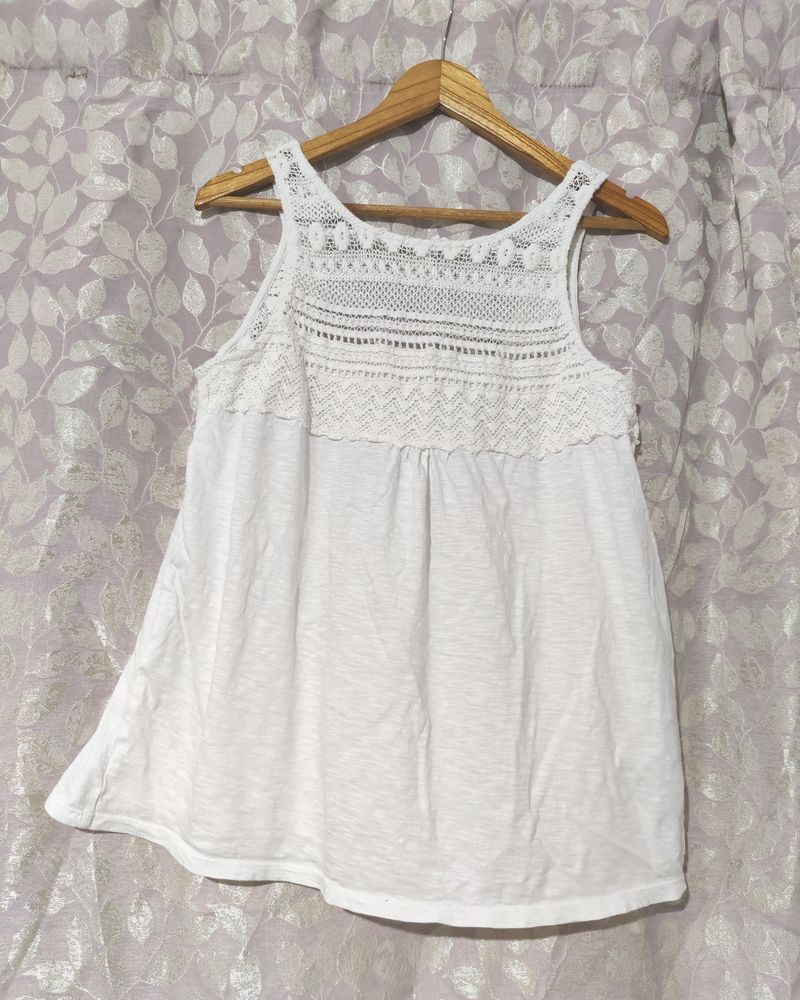 White Espirit Cotton XL Top