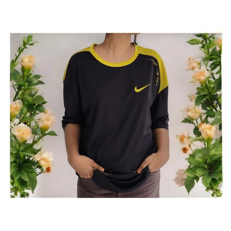 Nike Black &amp; Yellow Sport Tee – Unisex