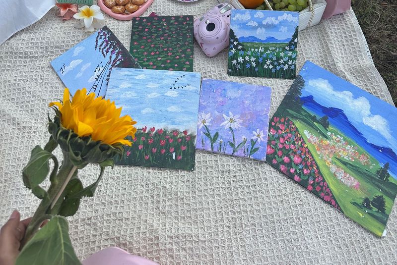 Hand-Painted Nature Art Set