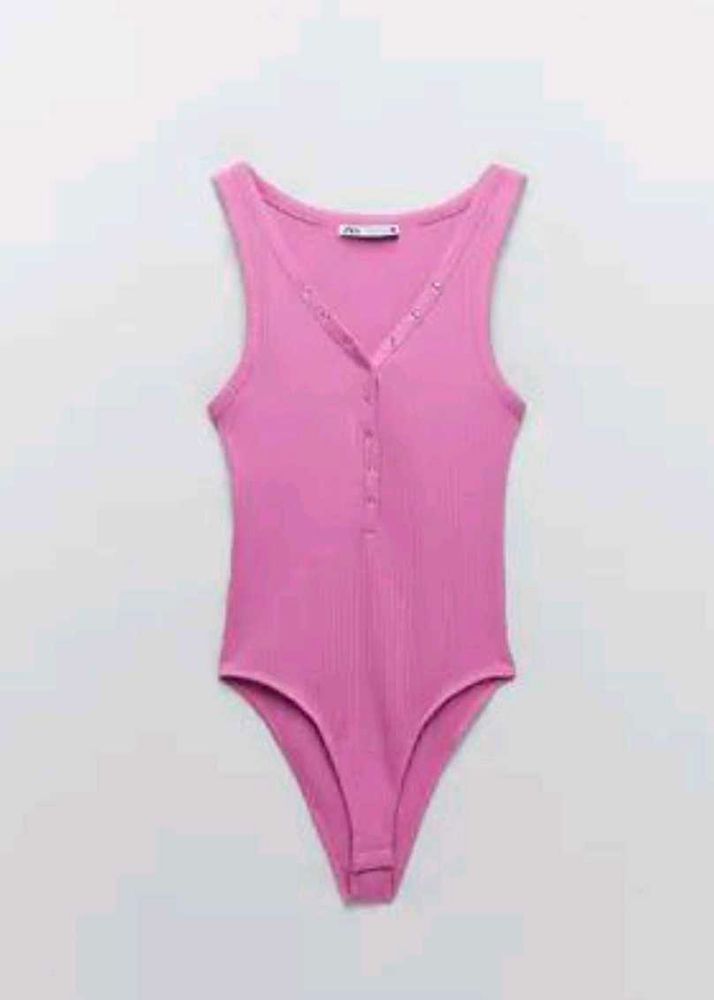 Zara Ribbed Bodysuit