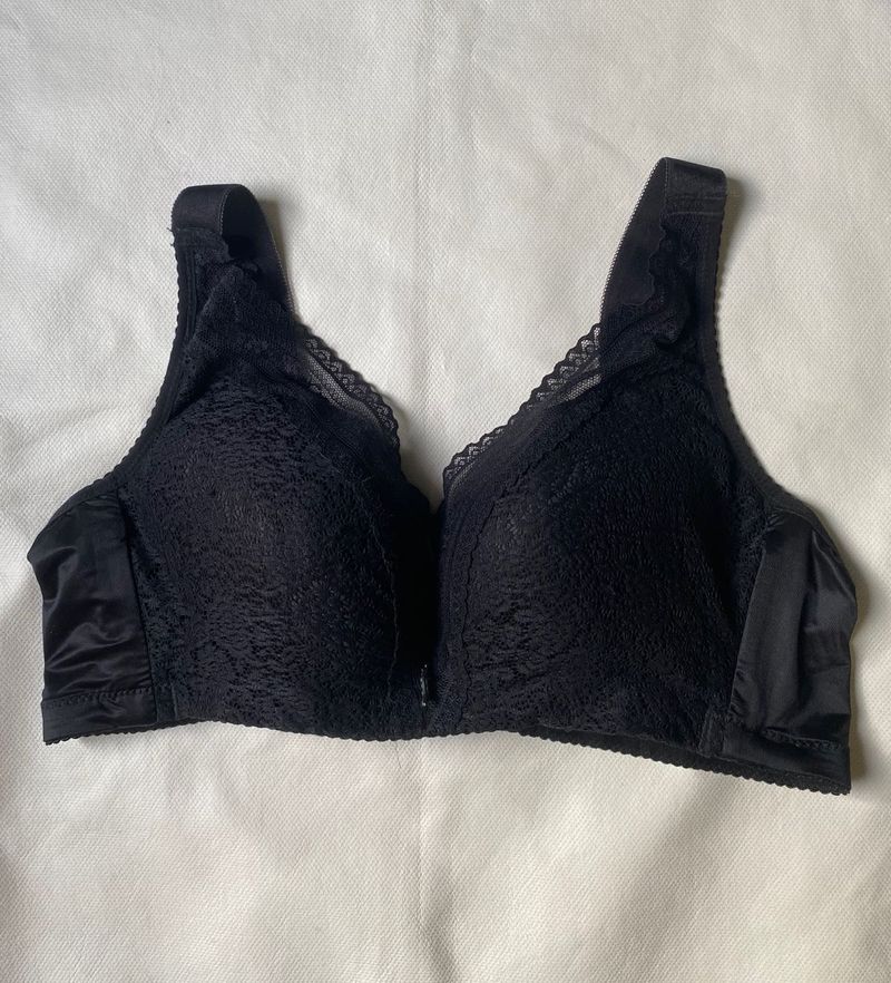 Elegant Black Lace Bra