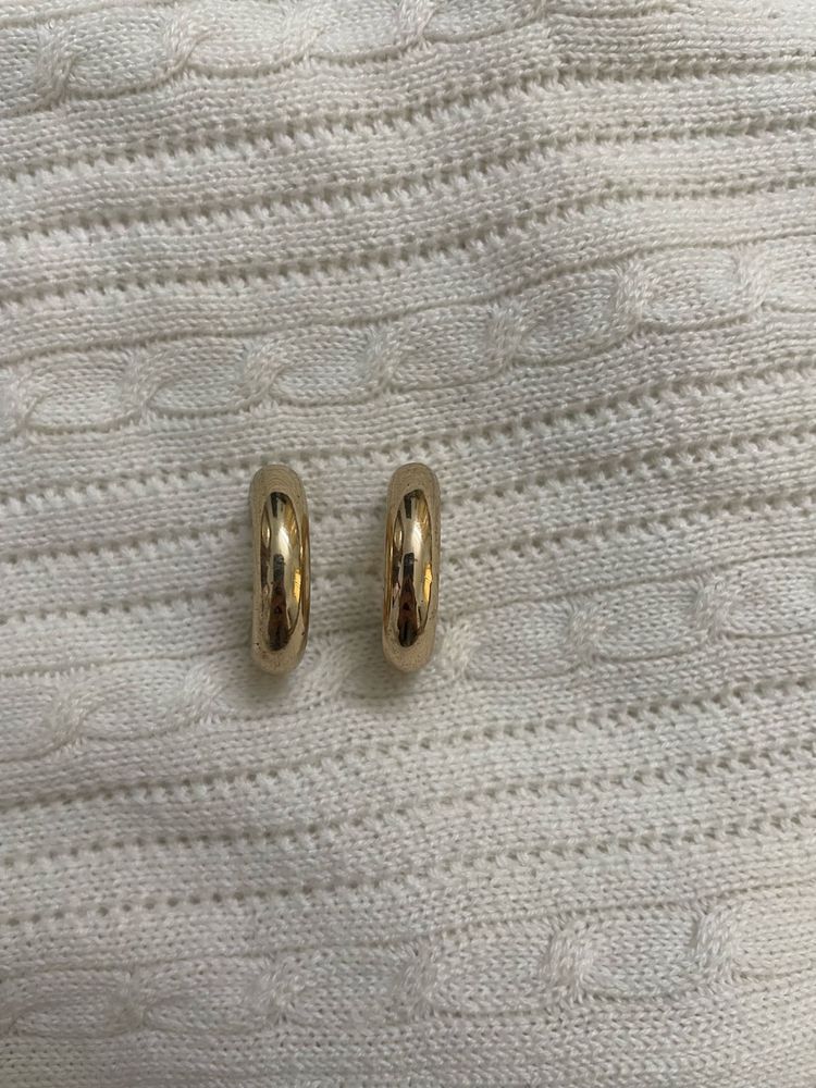 Gold Hoop Earrings h&amp;m