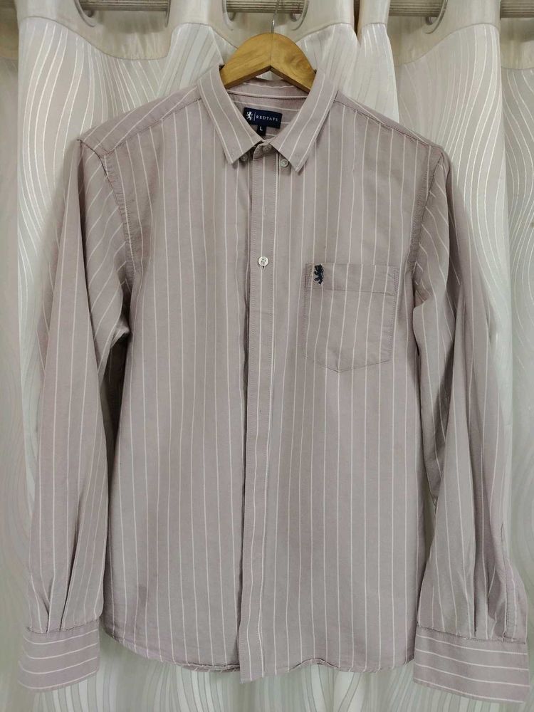 Mauve Striped Shirt