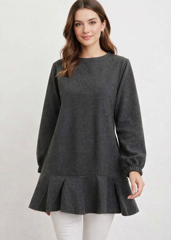 Korean Style Imported Flannel Dress