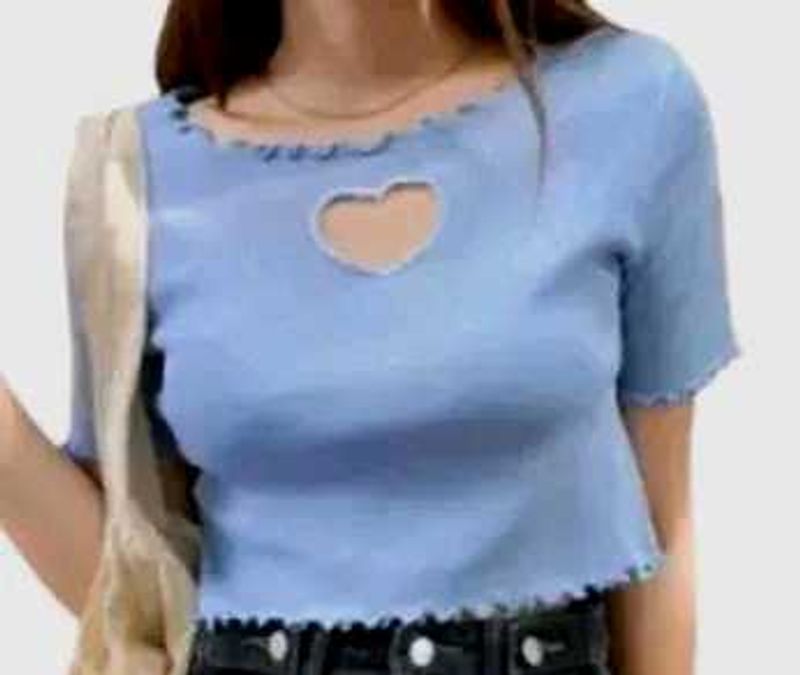 Heart Shape Crop Top