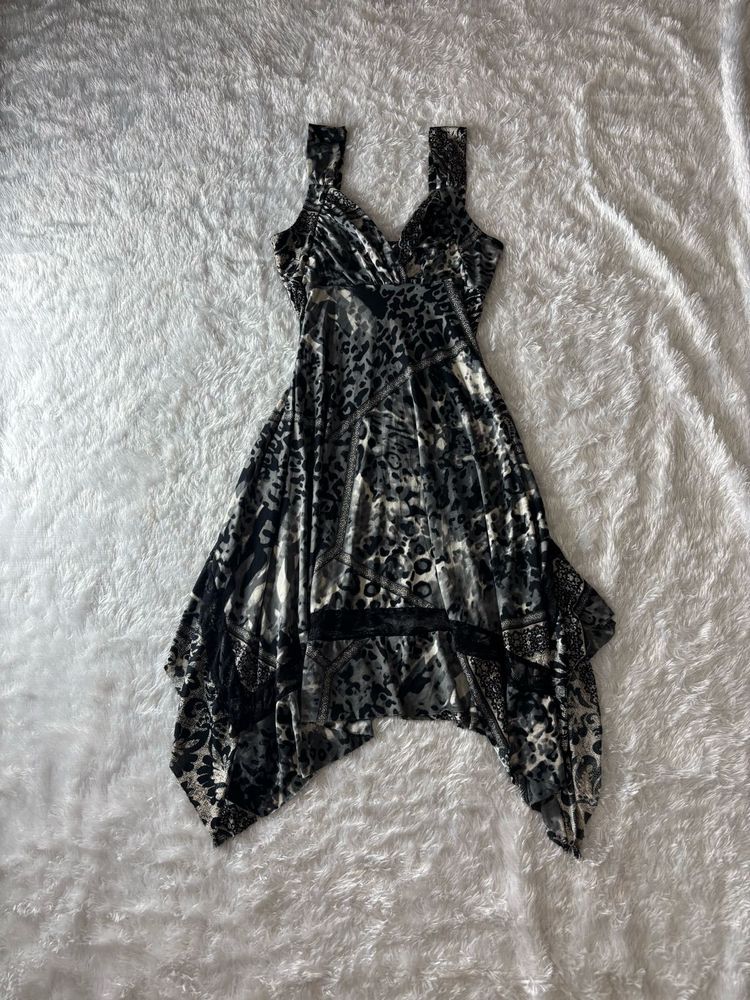 Patterned Mini Dress