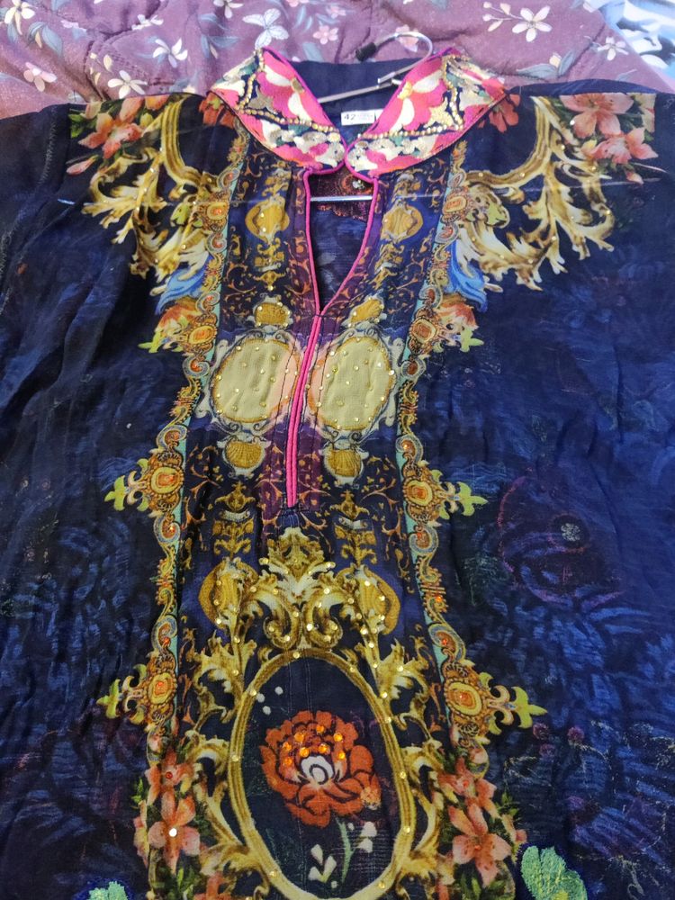 Festive Kurta with Plazzo