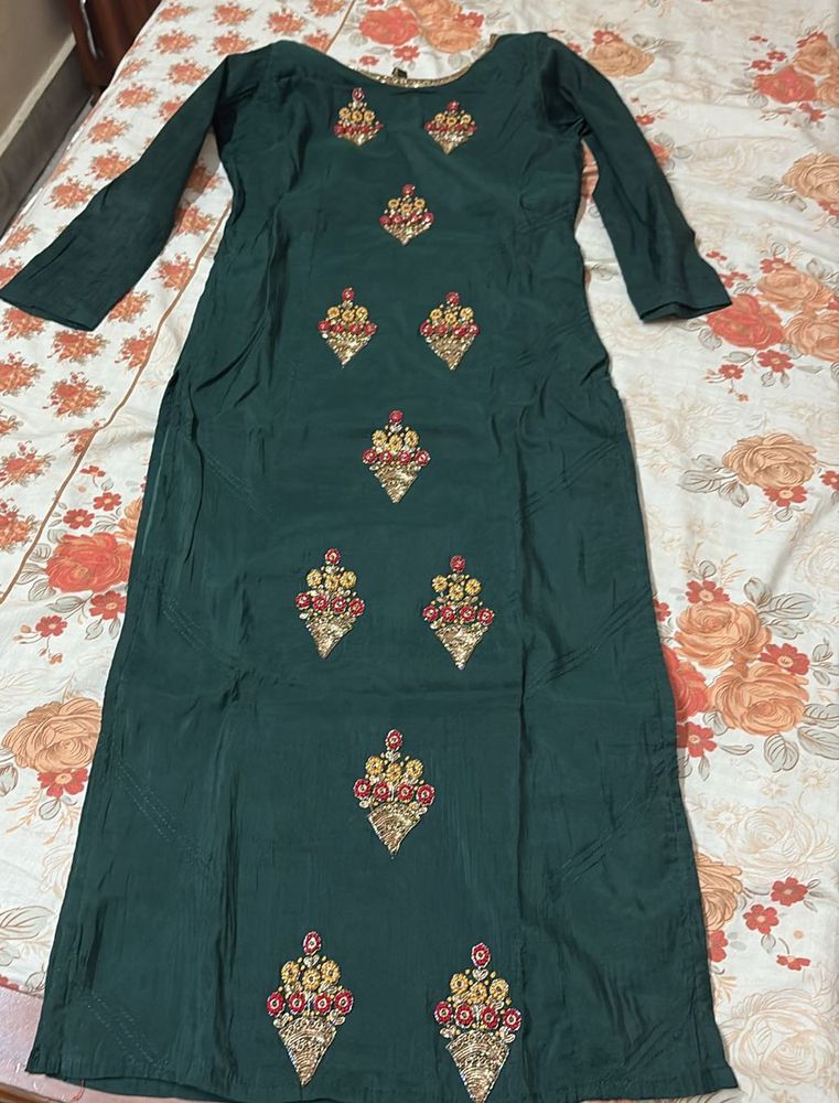 Beautiful Green Kurta