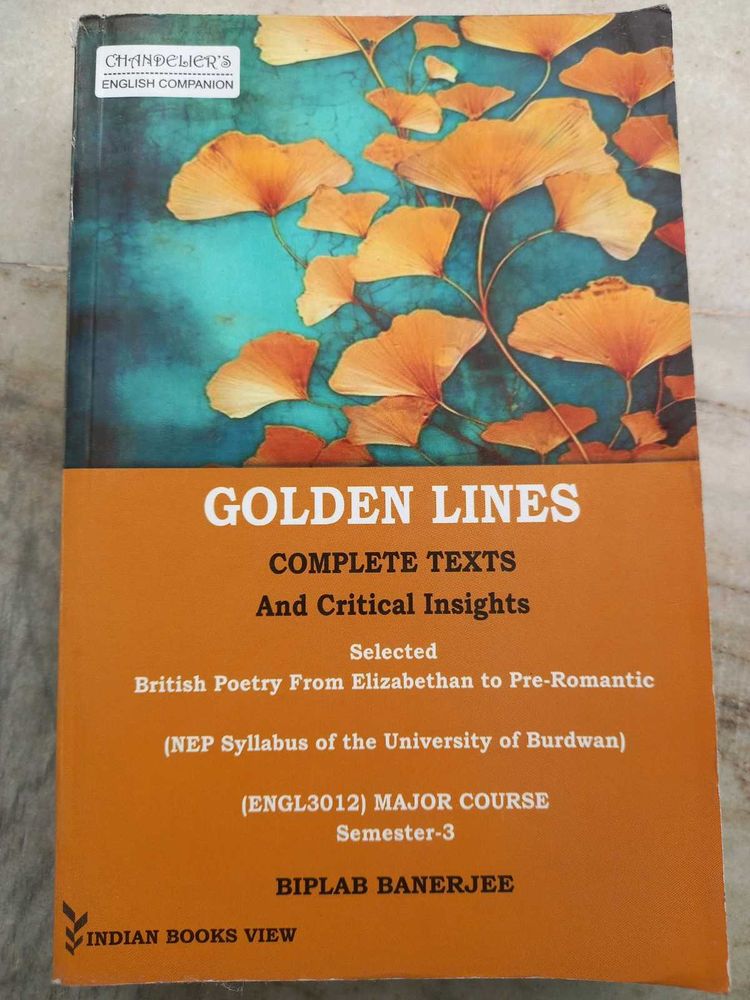 Golden Lines: British Poetry