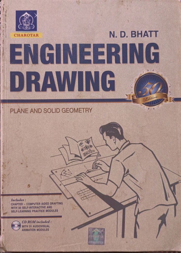 ND Bhatt Engineering Drawing Textbook