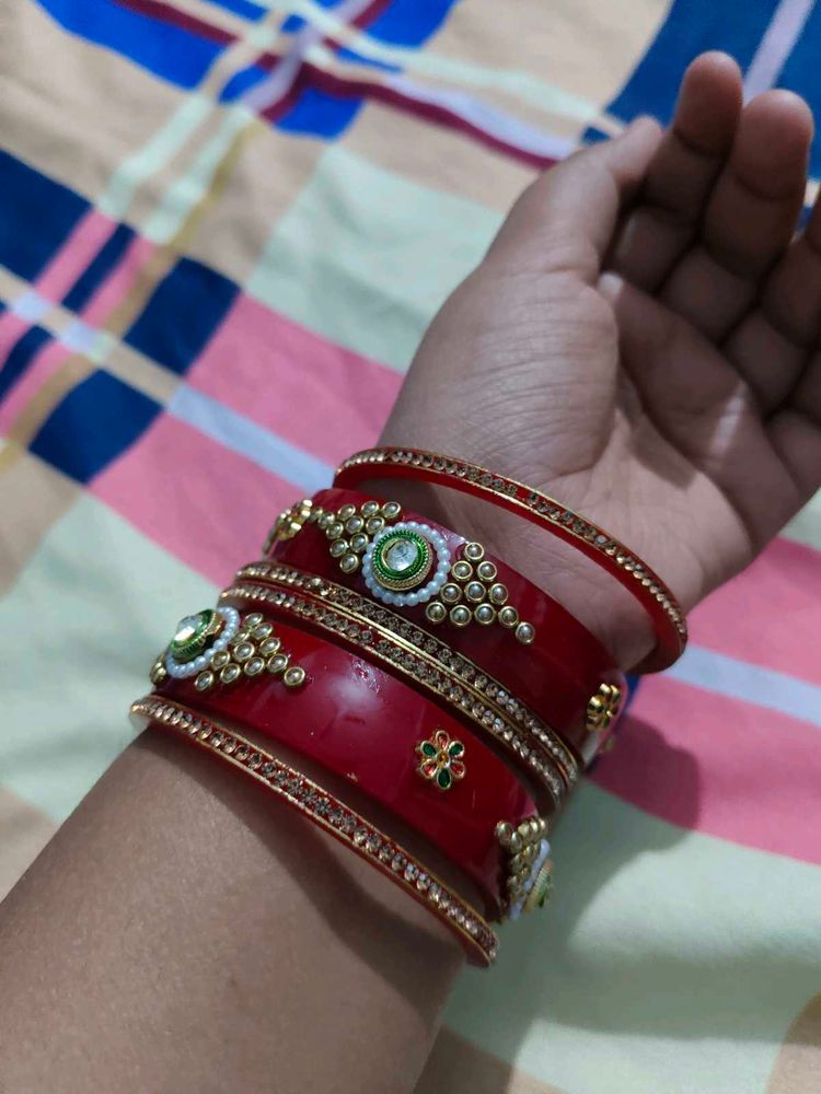 Beautiful Red Bangles