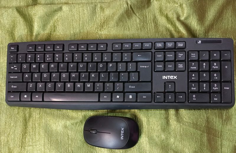 Wireless Intex Mouse And Keyboard