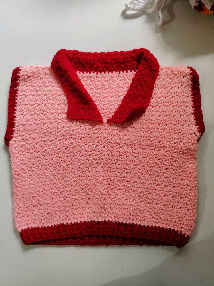 Crochet Knit Sleeveless Top