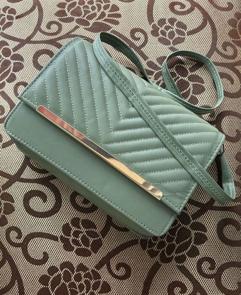 Olive Green Sling Bag