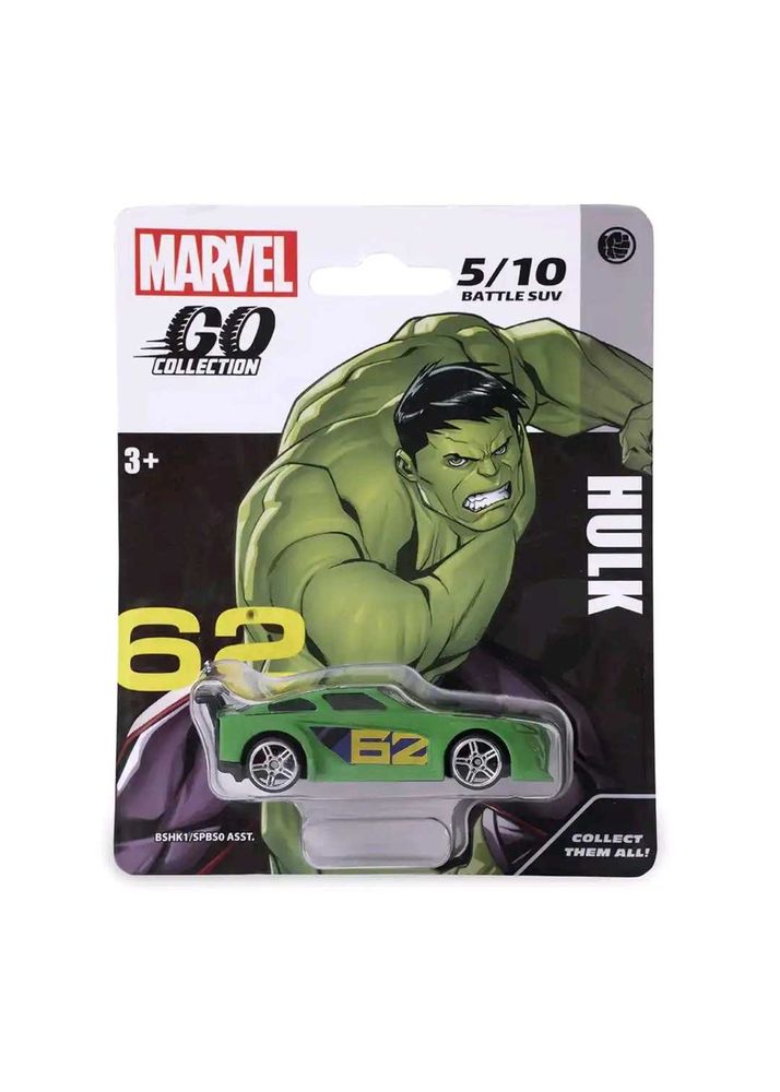 Hot Wheels Marvel Go Collection Hulk Car