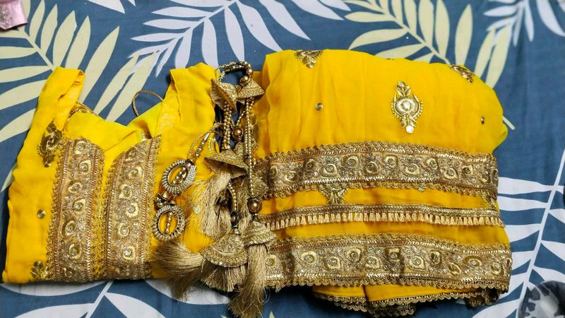 Yellow Lehenga Choli Set