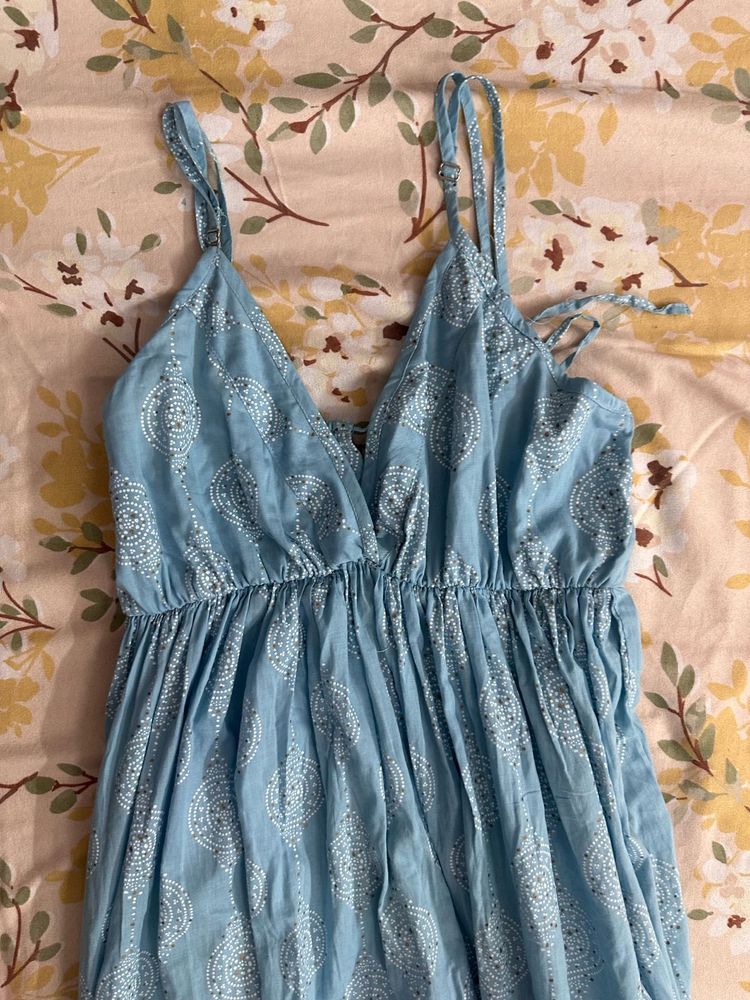 ✨ Sky Blue Boho Maxi Dress ✨