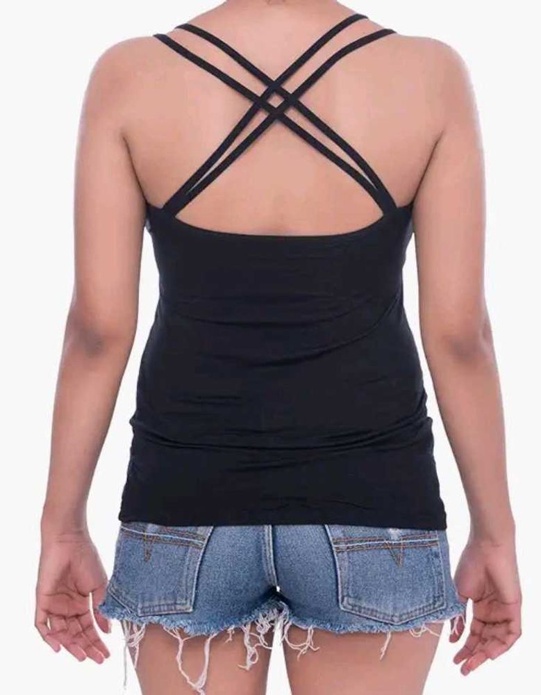 Bershka Very Stylish Black Tank Top