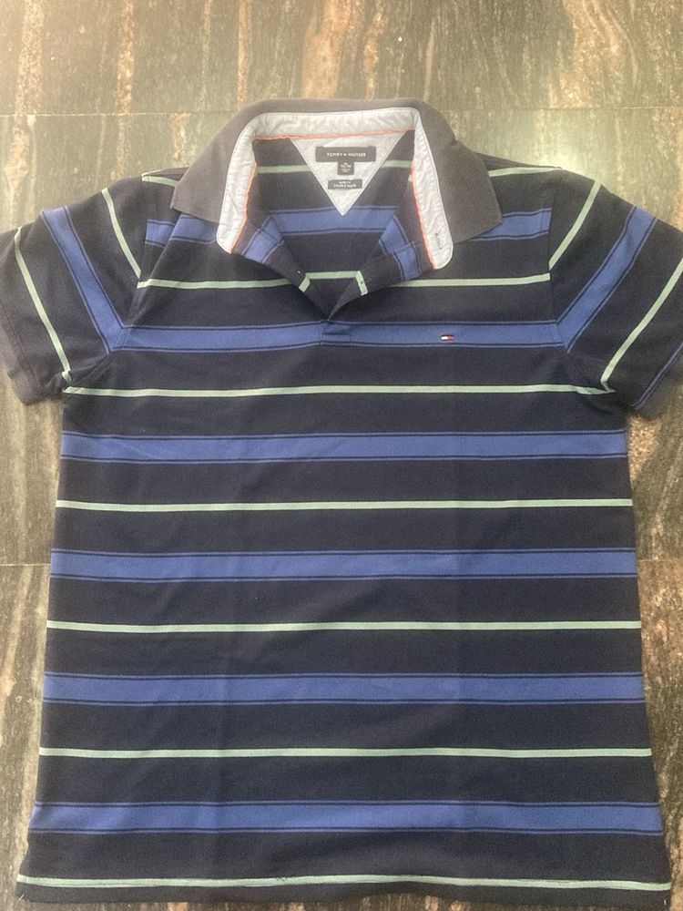 Striped Polo T-Shirt
