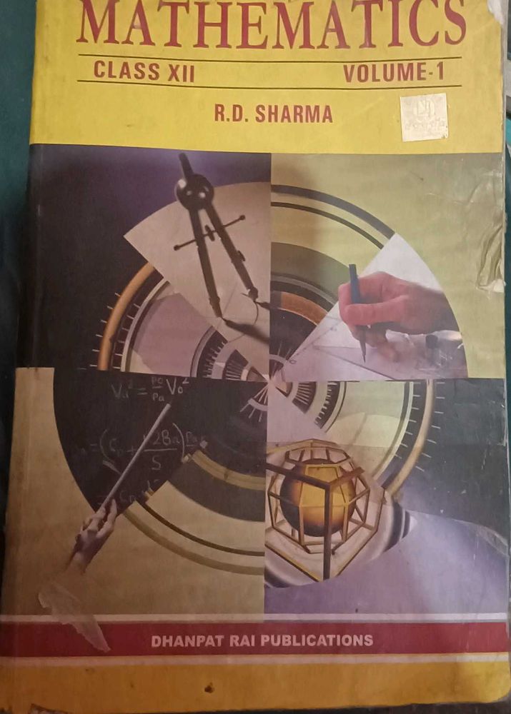 R.D. Sharma Mathematics Class XII, Vol. 1