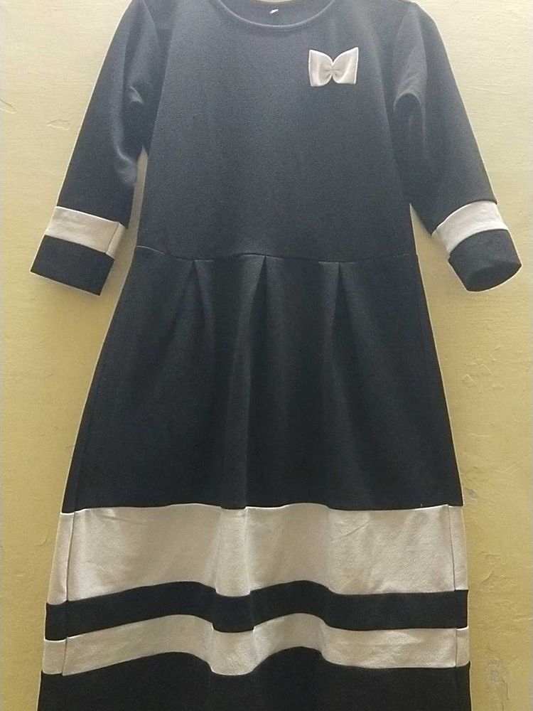 Girls' Black &amp; White Dress
