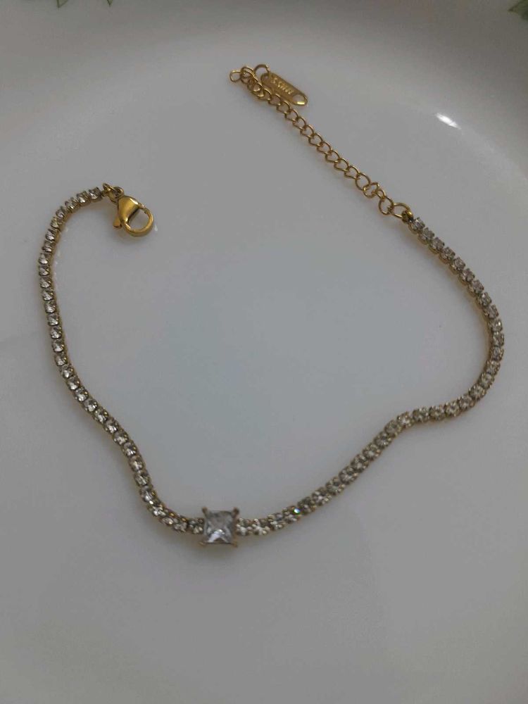CZ Sparkling Tennis Bracelet Anti tarnish