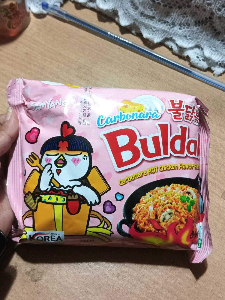 Buldak carbonara ramen