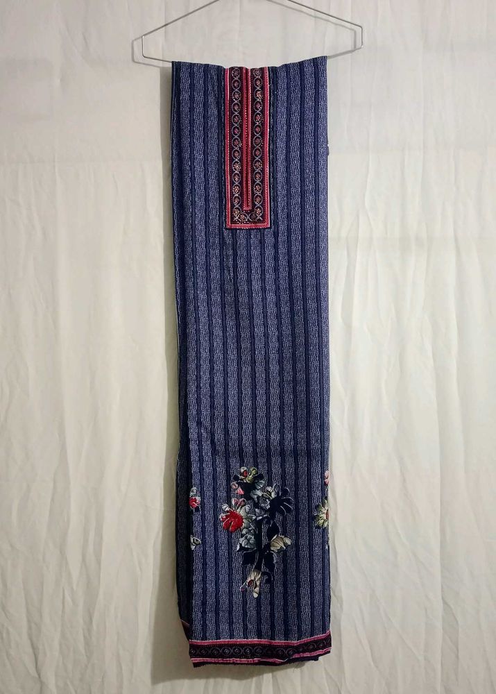 Brand New Printed Woolen Dress Material