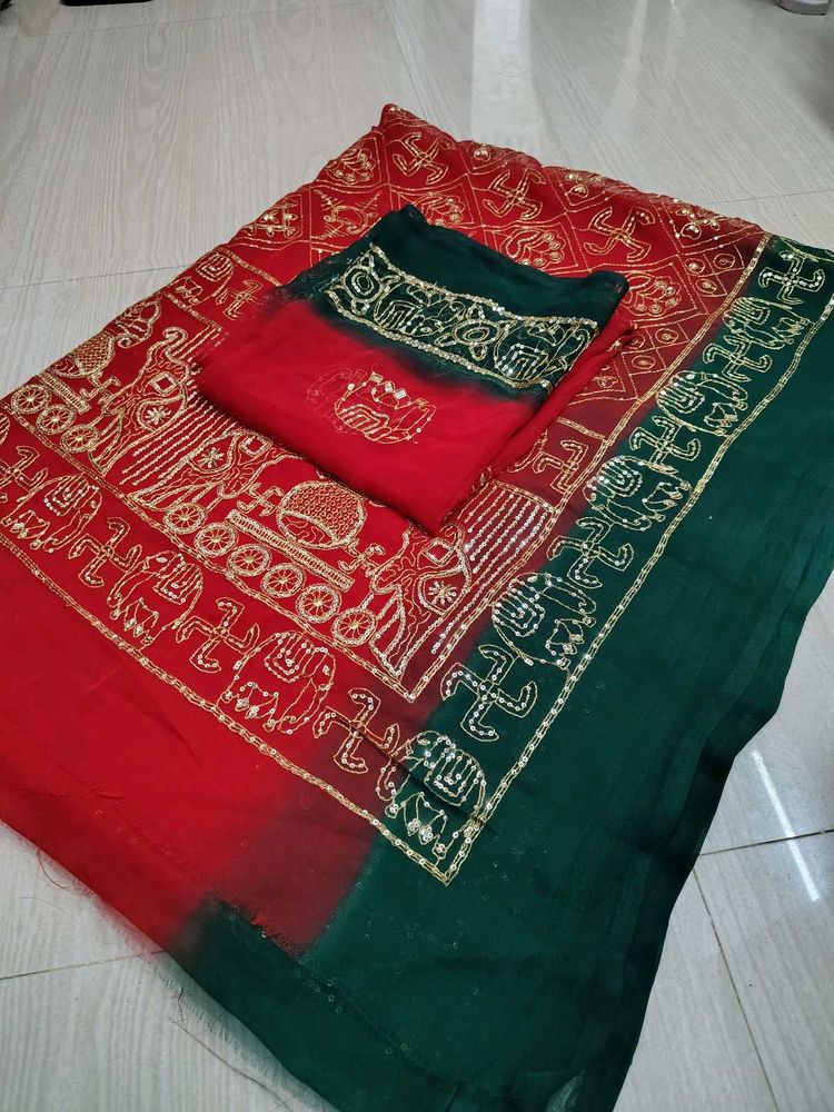 New panetar Gharchola Saree
