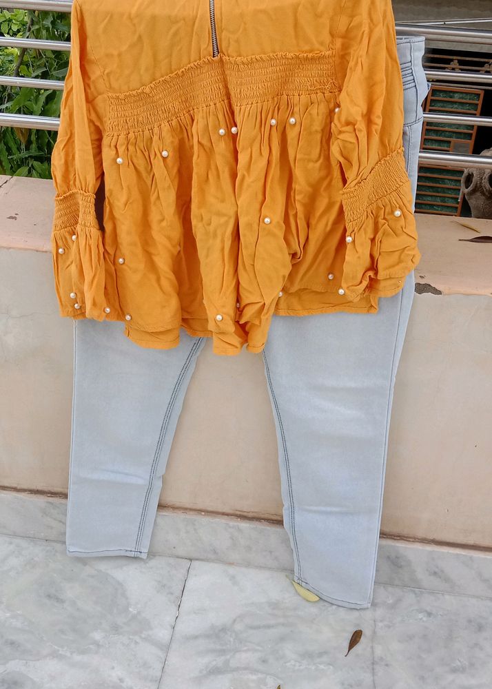 Combo Jeans With Top