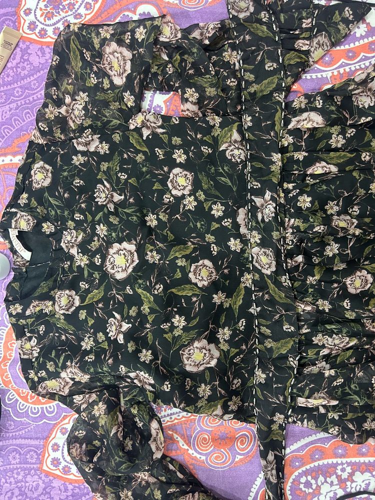 Floral Print Dress/Gown