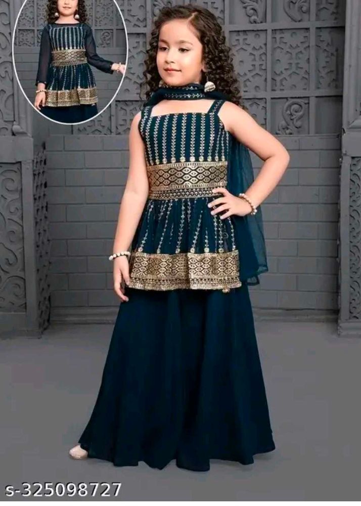 combo girl sharara kurti party wear