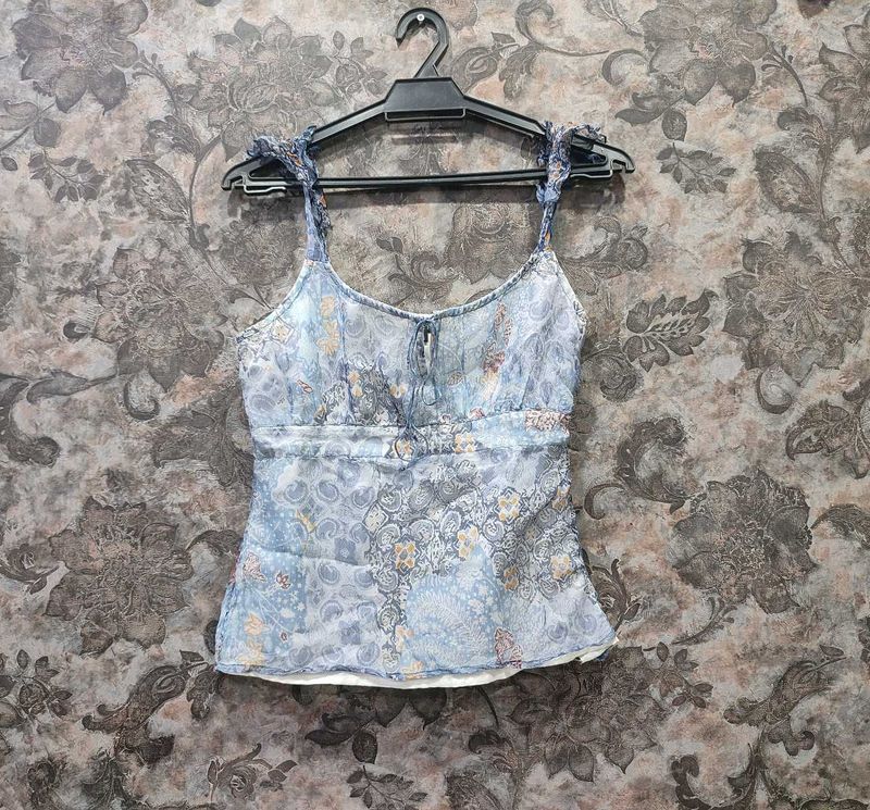 Softgirl Girly Style Ethnic Top.