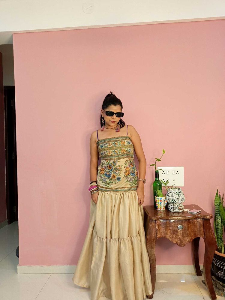 Handmade Tiered Dress