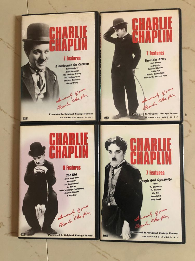 Charlie Chaplin 4 DVD set