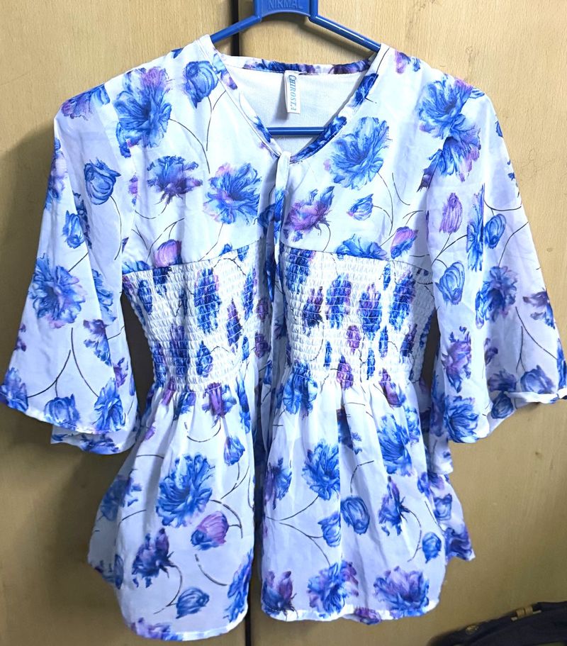 Floral Print Top (XL)