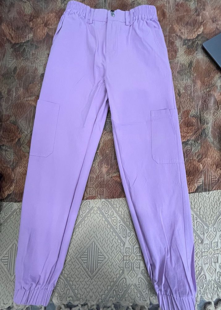 URBANIC LAVENDER CARGO PANTS