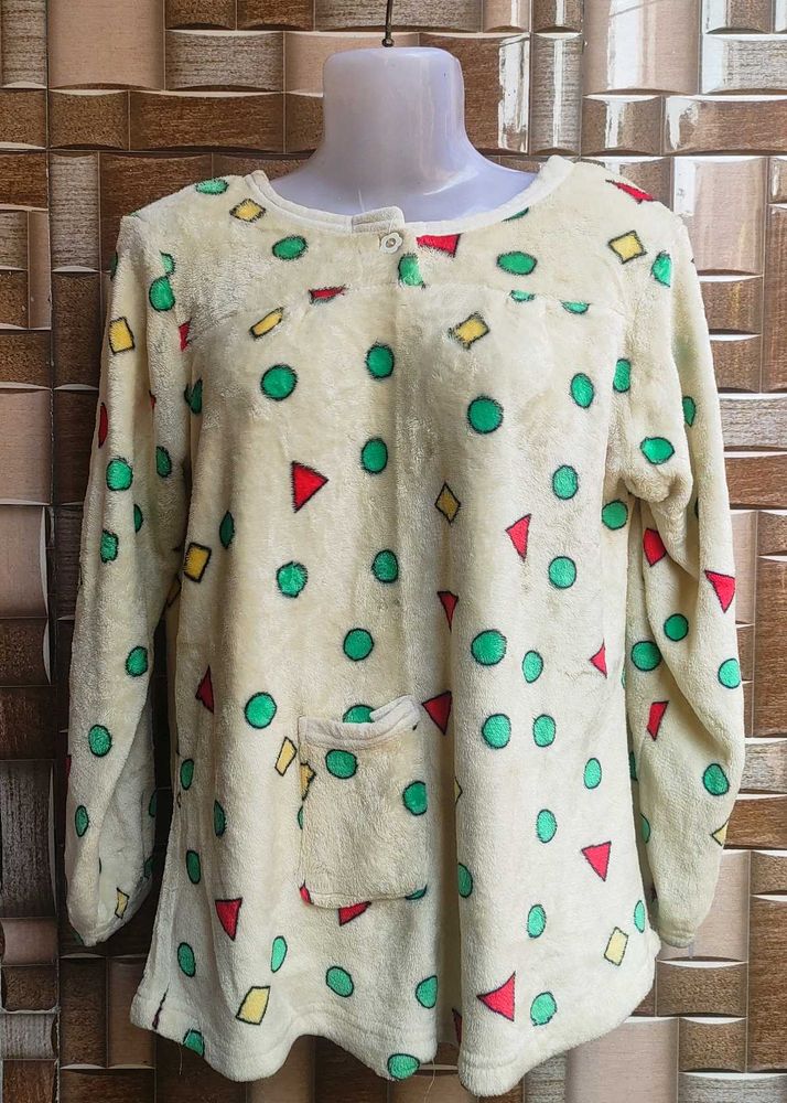 Cozy Cartoon Print sweater