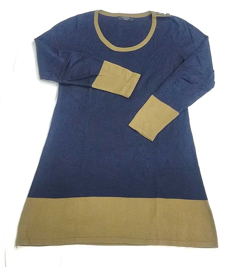 Stylish Two-Tone Dress