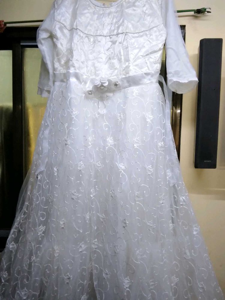 Party Wear Gown In Embroidery
