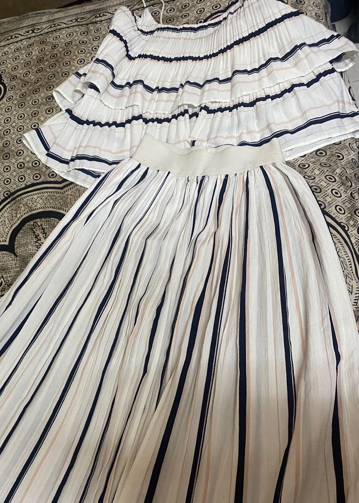 Crop top and flair pants (coord set)