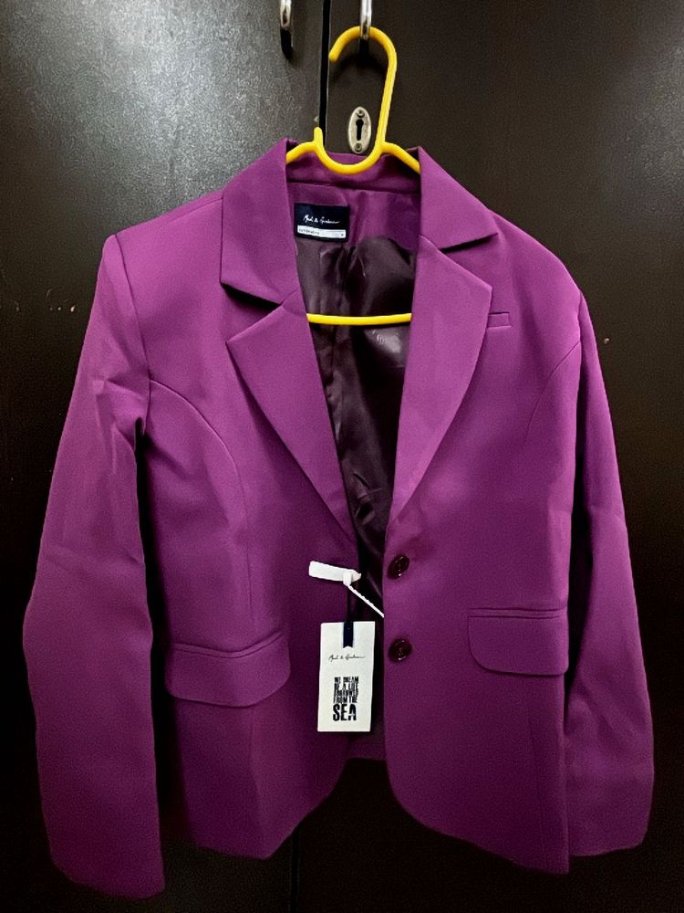 Purple Blazer - Stylish &amp; Chic