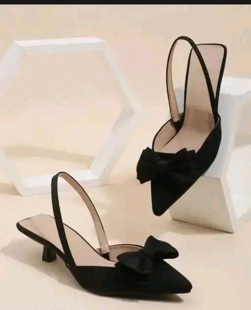 Black Pointed Heels