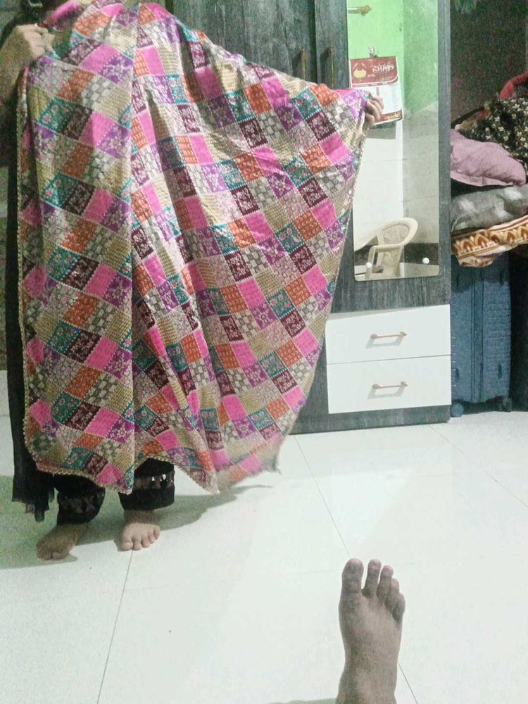 multi color stole