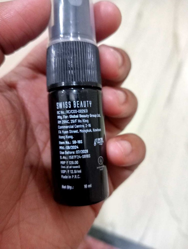 Swiss beauty make up fixer