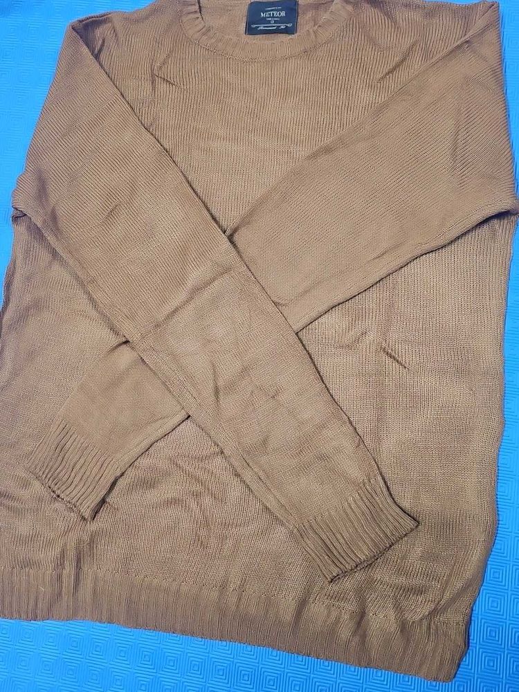 Brown Knit Sweater
