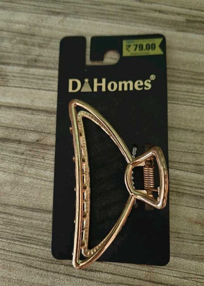 Golden Hair Claw Clip